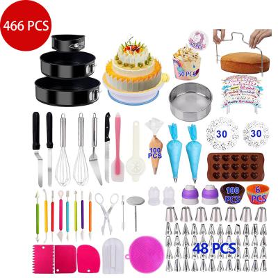 China Viable Beginners Cake Tools and Accessories Full Set Cake Tools Kit Cake Decorating Supplies Baking Tool Kit for Adults for sale