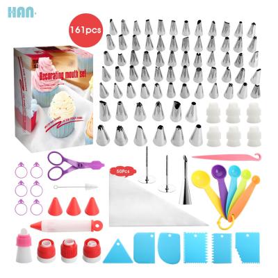 China Sustainable Cake Tools Piping Tips Nozzles Cake Decorating Set for Beringers for sale