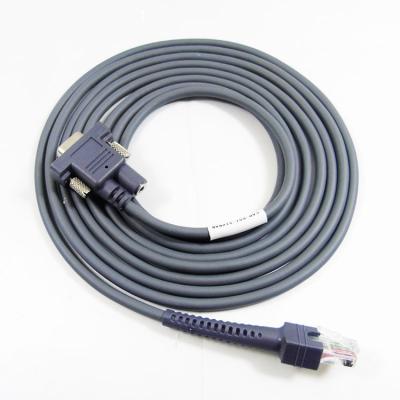 China Straight POS Bardcode Scanner RS232 Cable DB Connector To RJ45 For Motorola Symbol LS2208 DS2208 Cable for sale