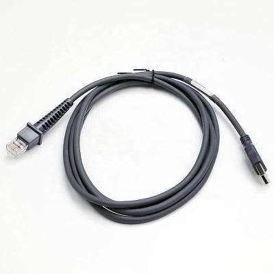 China For Datalogic SOTESIN Barcode Scanner Cable 2m For Datalogic GD4130 QW2100 QM2130 90A052065 RJ45 10P10C to USB A Male Data Cable for sale