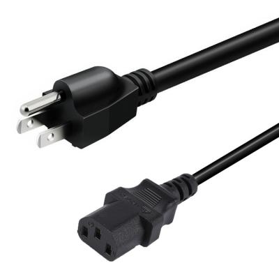 China Wholesale Cord 3 Prong AC Power Home Appliance US IEC C13 US Lead Extension Cable 1m 2m for sale