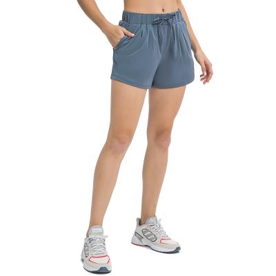 China Hygroscopic And Sweat Releasing 2021 New Fashion Latest Style Women Reasonable Price Running Fitness Shorts OEM Services Loose Bandage Yoga for sale