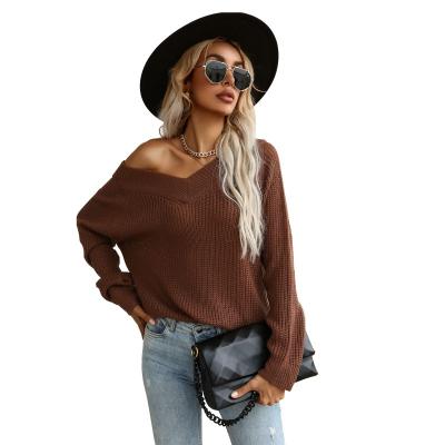 China Concise fashion trends ladies crop sweaters ladies short sweater pullover ladies sweater for sale