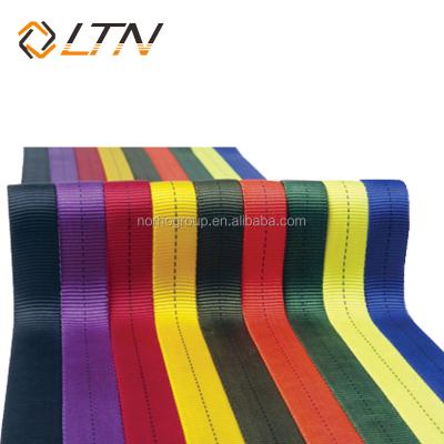 China 25mm-300mm Polyester Webbing Strap EN1492-1:2000 Depends On Capacity Color for sale