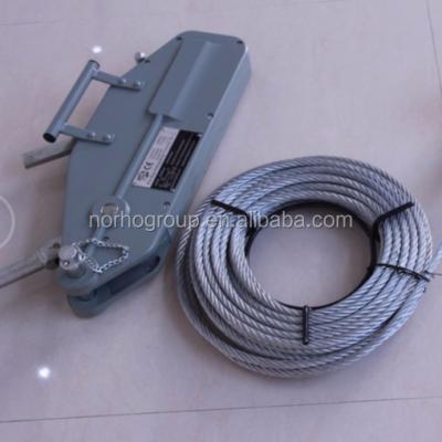 China Standard Construction Hoist Cable Pulling Winch Hand Machine And Winch Wire Rope Pulling Crane for sale