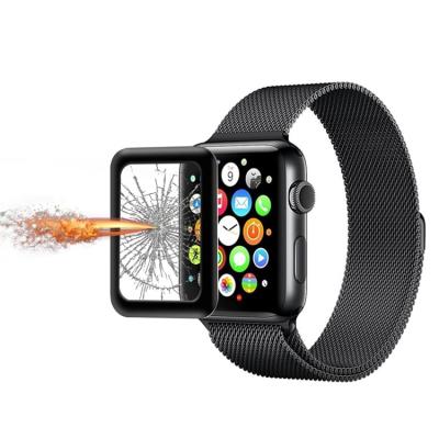 China Anti-fingerprint New Arrival Hd Watch Screen Full Coverage Tempered Glass Screen Protector For Apple Watch Series 4 for sale