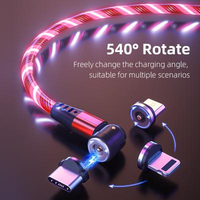 China Magnetic Bright Camera Cheap Price 540 Degree Rotating Flowing Light LED USB Cable With Protective Sleeve for sale