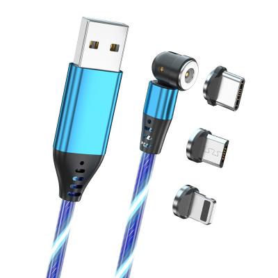 China 540Â ° Rotation 540 Degree Rotation USB LED Light Cable Flowing Magnetic Fill Line With Flowing Lights for sale