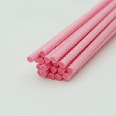 China Viable Wholesale Air Fresheners Reed Diffuser Customized Pink Fiber Sticks for sale