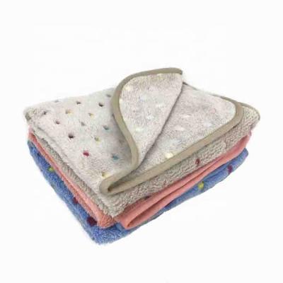 China 2021 New Design Cheap Comfortable Pet Blanket Breathable For Dog Pet Blanket Foldable Cute Dog Blanket for sale