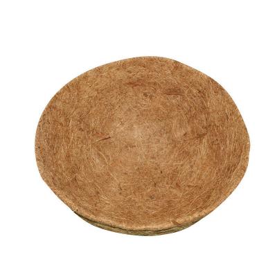 China New Desgin Modern Degradable Thicken Round Coconut Coir Flowerpots Cocos Baskets Fiber Pots For Plants for sale