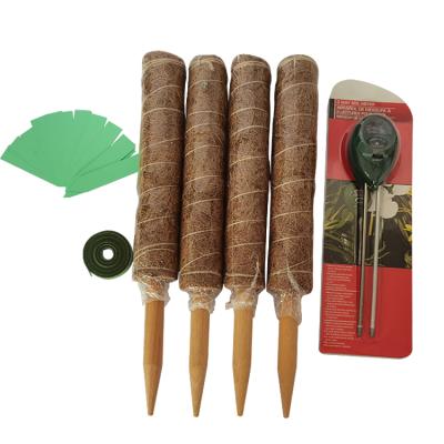 China Sustainable Garden Supplies Frozen Coconut Moss Pole Stick Coir Totem Moss Pole Coir Totem Pole for sale