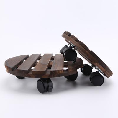 China Manufacturer Discount Wholesale Garden Carrier Log Planter Sustainable Support Tray Wheels for sale