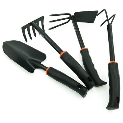 China Gardening Planting Retail 1PCS Handle Carbon Steel Shovel Non-Slip Rake Hoe Professional Planting Tools Anti Mini Gardening Tools for sale