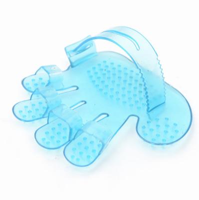 China Sustainable Pet Massage Glove Dog Cat Cleaning Brush Bath Tool Pet Shower Brush for sale