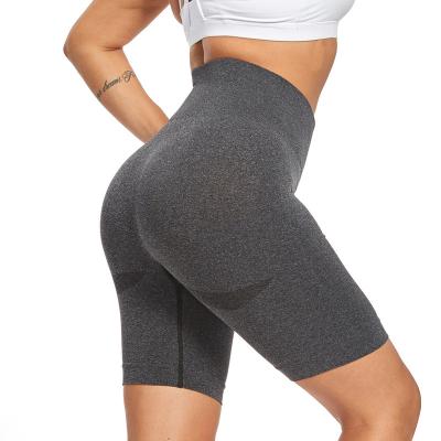 China Breathable Custom Logo High Waist Yoga Workout Women Ladies Butt Crack! crack! yoga yoga leggings shorts shorts for sale