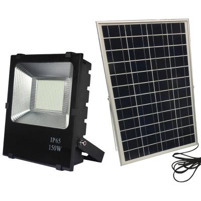 China Outdoor Garden Die Casting Aluminum Led Solar Flood Lights With High Lumen Led Floodlight With Remote Control for sale