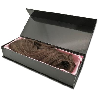 China Recycled Materials Customize Foldable Wig Hair Packaging Boxes And Bags for sale