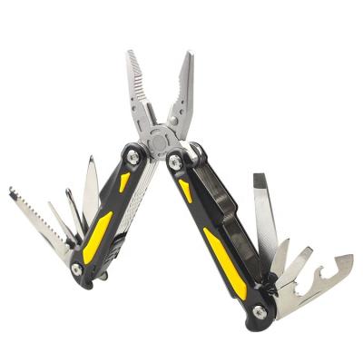 China Unrated Wholesale Outdoor Custom Foldable Pocket Pliers Stainless Steel Multi Survival Tools for sale