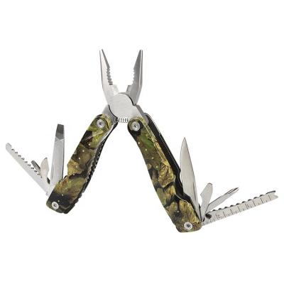 China Factory Unrated 2Cr Stainless Steel Pliers With Camouflage Handle Multi Function Tool Stainless Steel Tool Pliers for sale