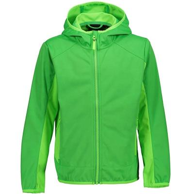 China Fluo Green QUICK DRY Softshell Jacket Fuctional Sports Wear Waterproof & Anorak Outdoor Jacket for sale