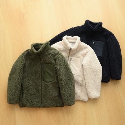 China Plus Size Winter Sherpa Fleece Jacket For Boys And Girls for sale