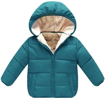 China Babies Boys Winter Fleece Toddler Hooded Windproof Jackets Warm Liner Jacket for sale