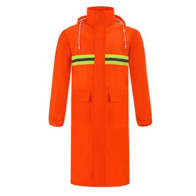 China Reflective Water Proof Hi Strength OEM Long Apparel Rain Jacket for sale