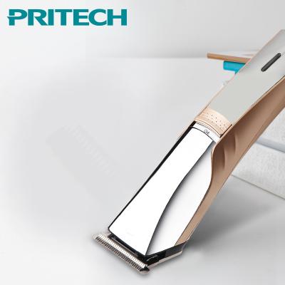 China New Pritech 2021 Outdoor Rechargeable Stainless Steel Blade Clipper Hair Trimmer for sale