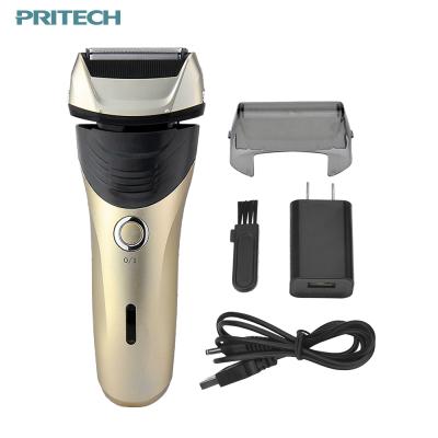 China PRITECH Triple Blade Rechargeable Battery Design Men's Washable Shaver for sale