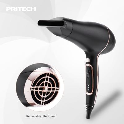 China PRITECH 1900-2300W High Power 2 Speed ​​Salon DC Ionic Motor Hair Dryer for sale