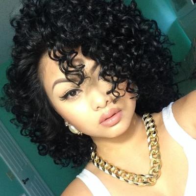 China Yaki Natural Afro Hair, Curly Hair Afro Wig, Short Micro Braids Wig for sale