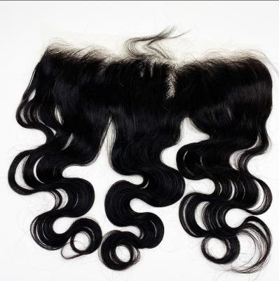 China Body Wave Factory Price Body Wave Pre Plucked HD 13x4 Super Thin Sheer Lace Bandeau for sale