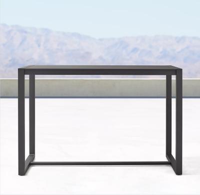 China Eco-freindly Green Modern Garden Furniture Aluminum Outdoor High Bar Table Eco-freindly for sale