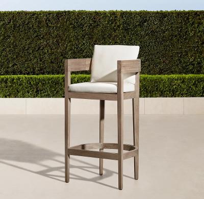 China Eco-freindly Garden Furniture Eco-freindly High Table and Teak Outdoor Bar Stool for sale