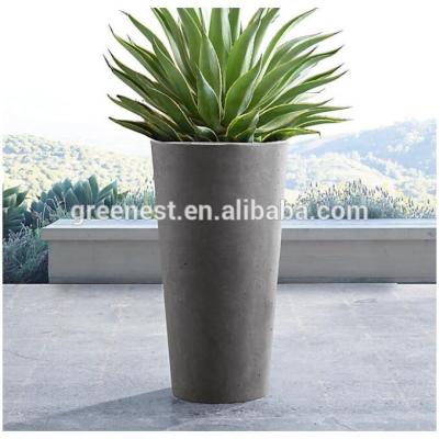 China Long Lasting Cheap Outdoor Cement Planters And Pots for sale