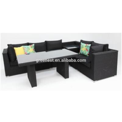 China Eco-freindly Eco-freindly Outdoor Rattan Patio Furniture Sets Garden Corner Sofa for sale