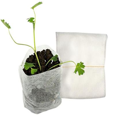 China WHOLESALE Garden Planter Bag PLANT Growing Tree Farms Gardening Custom Breathable Environmentally Friendly Enterprise Water Degradable Seedling Absorption Bag for sale