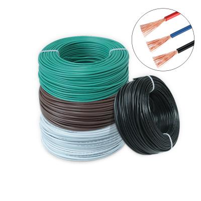 China Connecting and controlling wires CE/vde certification 750V H07V-K sq mm 1.5 mm 2.5 mm 4 mm 6 mm  PVC building electric house copper wire wiring for sale