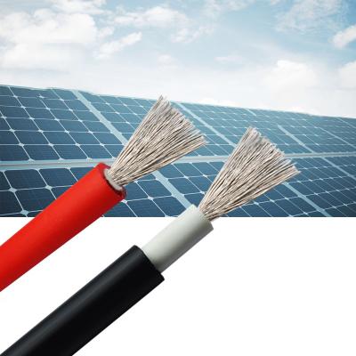 China Solar connecting wire 1.5mm2.5mm4mm6mm10mm solar PV line tinned copper core solar DC line for sale