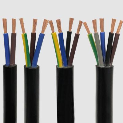 China Machine and equipment connection cable European standard cable H03VV-F/H05VV-F 2, 3, 4, 5 core power cable for signal control of automatic equipment for sale