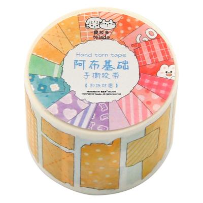 China Supplier good supply waterproof printing tape gummed tape wholesale colorful washi paper for sale