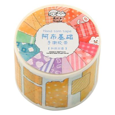 China Popular waterproof gum tape roll vetwrap tape cartoon washi tape with quality guarantee for sale