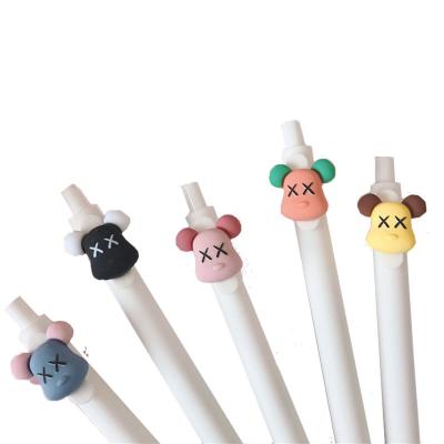 China Normal Hot Sale Promotional Stationary Kawaii Cartoon Gel Plastic Pen 0.5mm Cute for sale