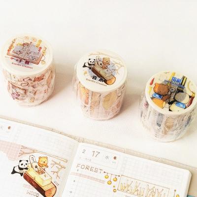 China Design Washi Masking Tape Waterproof Adhesive Paper Personal Journal for sale