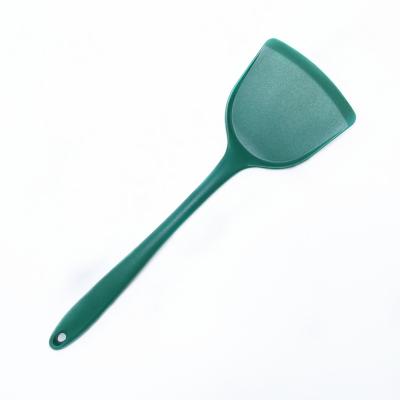 China Green Viable Silicone Christmas Supply Non-Stick Stain Pot Shovel Set of 5 Pieces Silicone Kitchen Utensils Home Instruments for sale