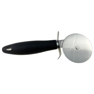 China Sustainable Hot Selling Steel Kitchen Tool Srainless Pizza Knife With Comfortable Handle for sale