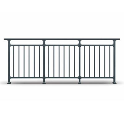 China Manufacturer Wholesale Easily Assembled Waterproof Designs Balcony Metal Steel Railing for sale