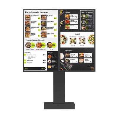 China 1920x1080 55 Inch Outdoor Drive Thru Menu Boards For Restaurant en venta