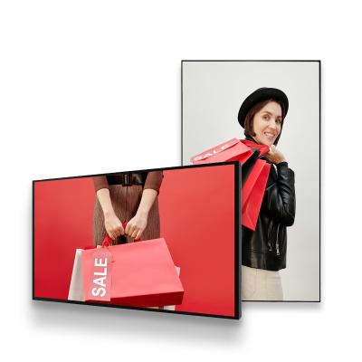 China Commerciële lcd-scherm advertentie-speler 55 inch wandmontage media-speler digitaal signage en displays Te koop